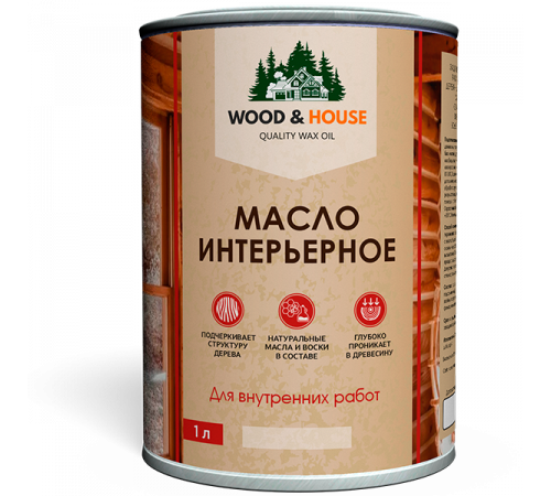 Заказать МАСЛО ИНТЕРЬЕРНОЕ WOOD & HOUSE во Владикавказе, Северная Осетия